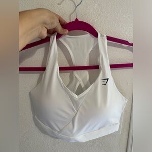 NWT Gymshark White Women's Sports Bra